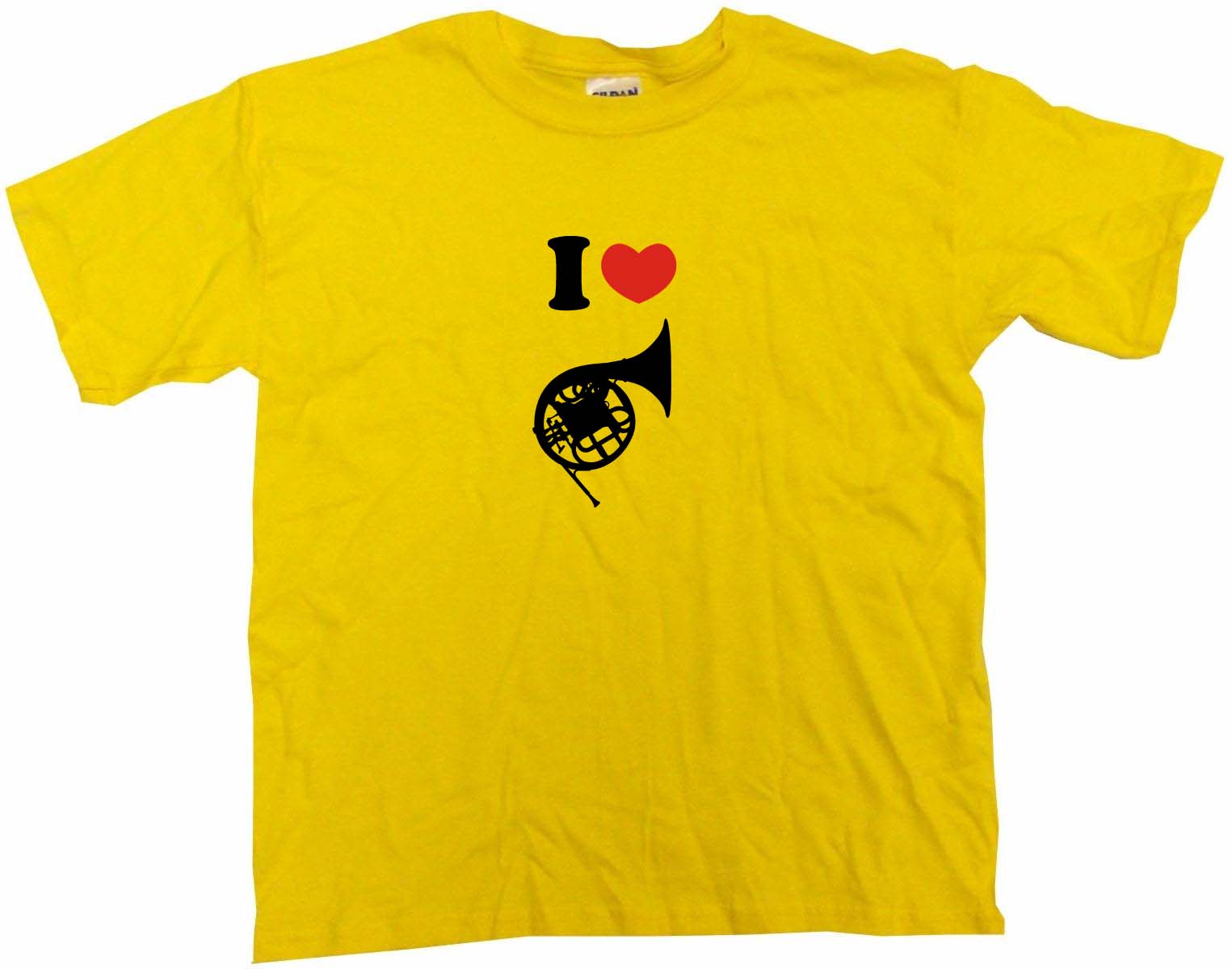 XL I Heart Love French Horn Logo Kids Tee Shirt Pick Size & Color 2T 