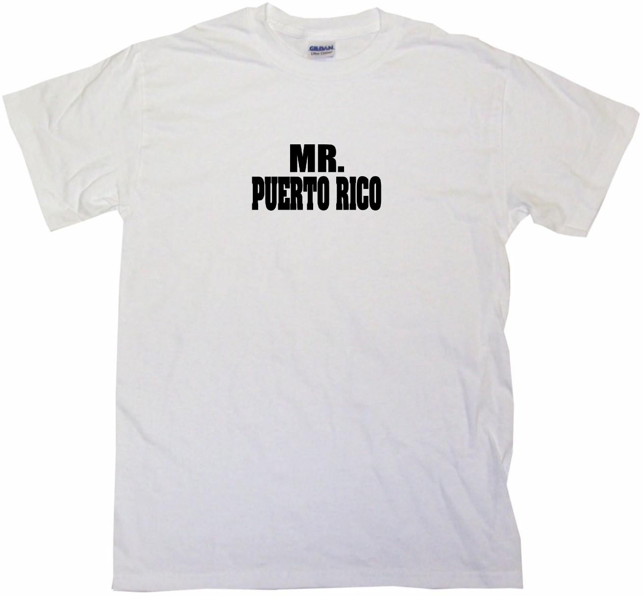 6XL Mr Puerto Rico Mens Tee Shirt Pick Size & Color Small 