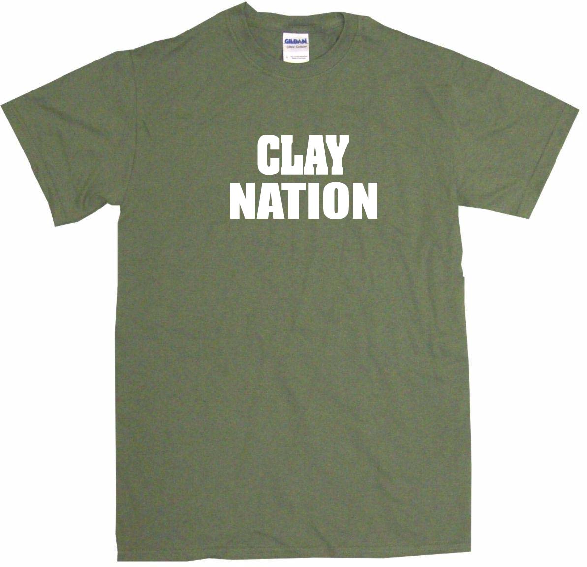 Clay Nation Mens Tee Shirt Pick Size Color Small-6XL