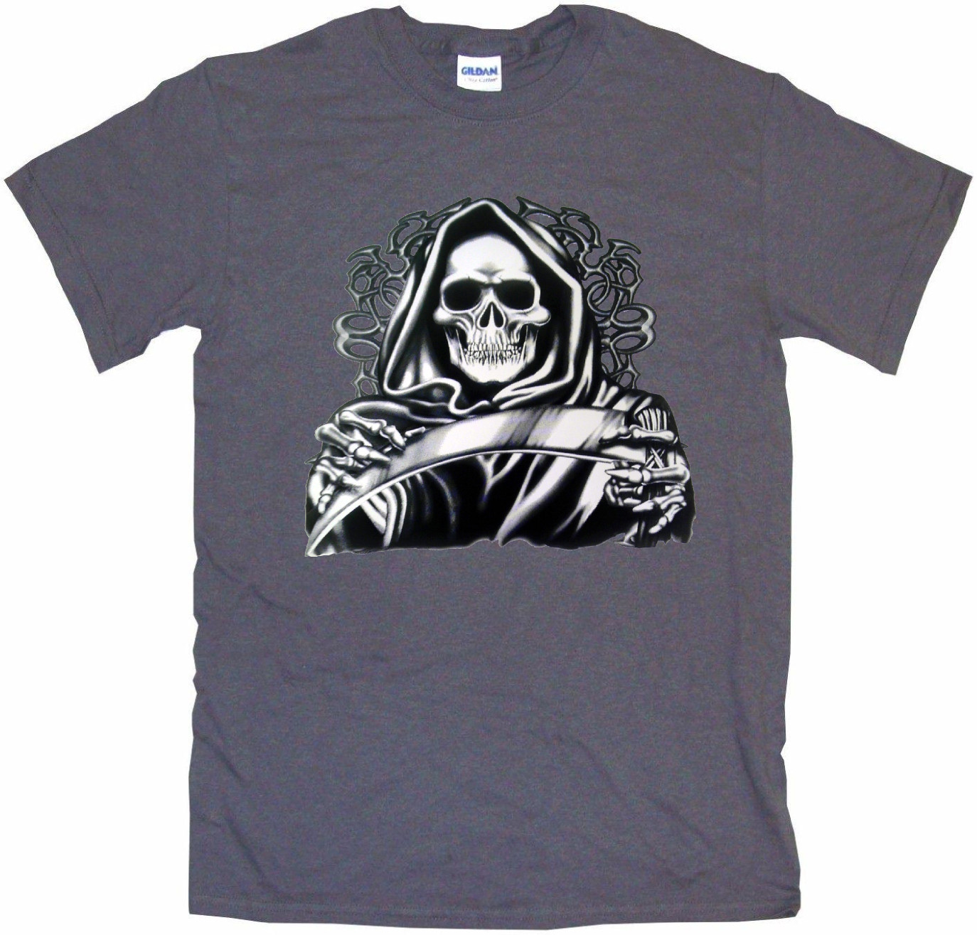 Hooded Grim Reaper With Scythe Mens Tee Shirt Pick Size Color Small-6XL ...