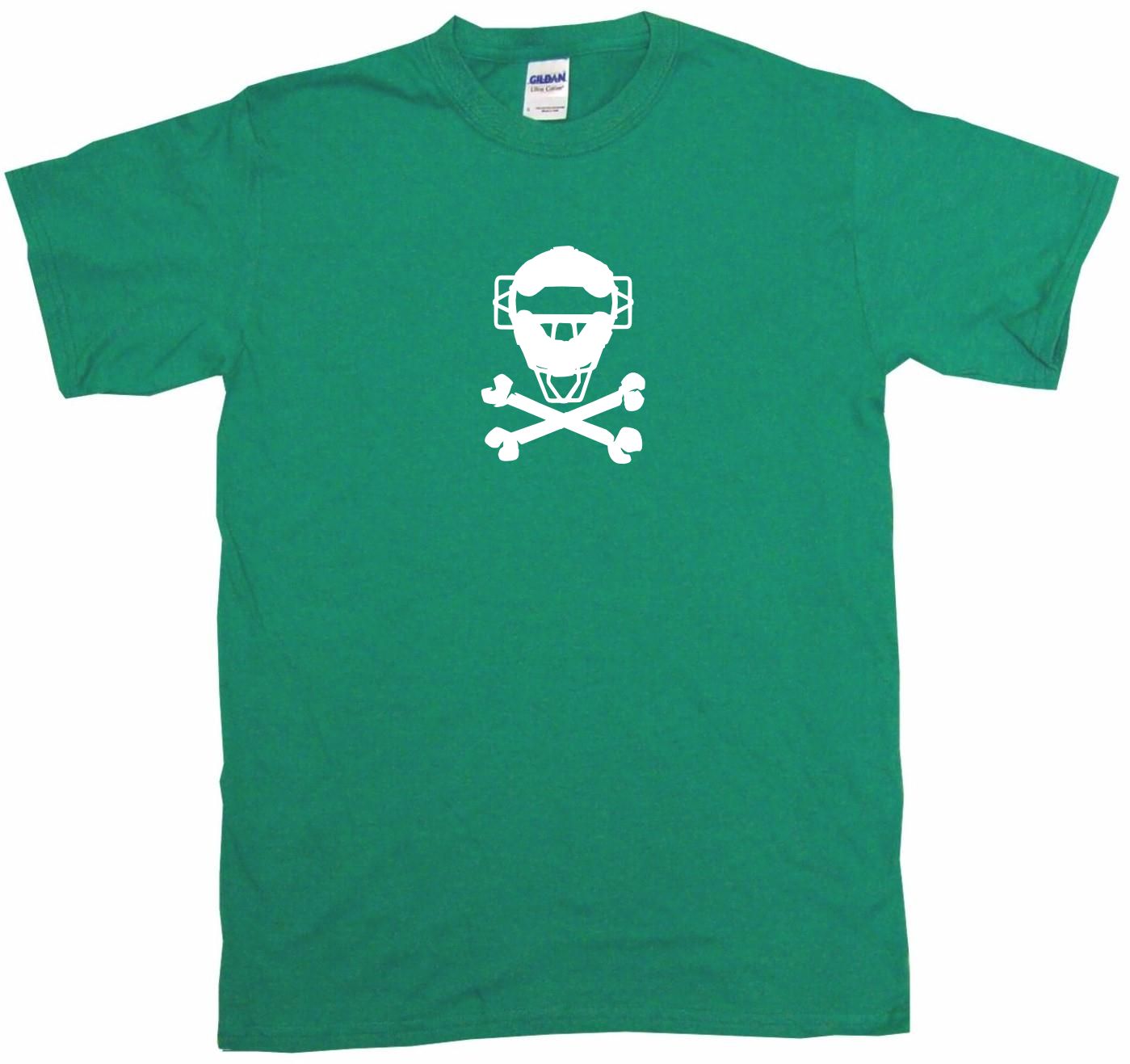 umpire-catchers-mask-pirate-skull-cross-bones-mens-tee-shirt-pick-ebay