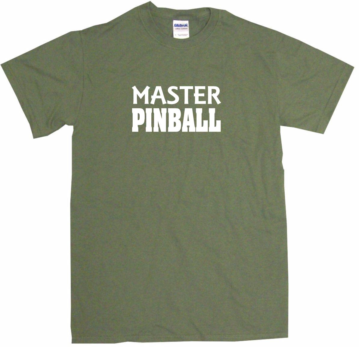Pinball Master Mens Tee Shirt Pick Size Color Small-6XL 
