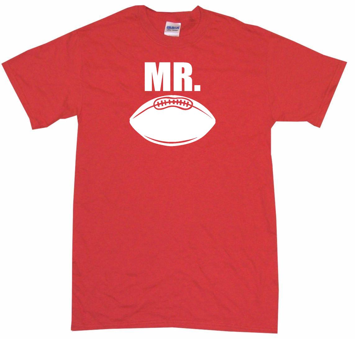 Mr Football Logo Mens Tee Shirt Pick Size Color Small6XL